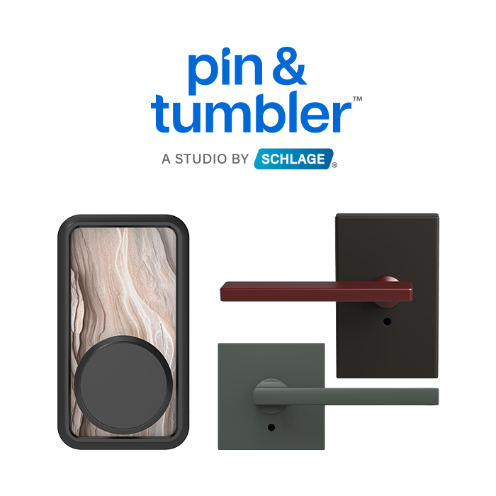Pin and Tumbler unique door knobs and levers