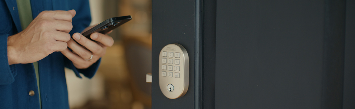Shop Schlage smart locks.