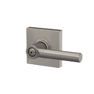 Broadway lever with Collins Trim Bed & Bath Lock