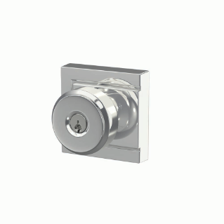 Schlage / Bowery Knob / F51A Keyed Entry with B60 Single Cylinder Deadbolt  Combo Pack / Aged Bronze / FB50NVBWE716