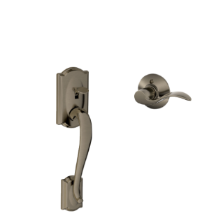 Camelot Front Entry Handle and Accent Lever