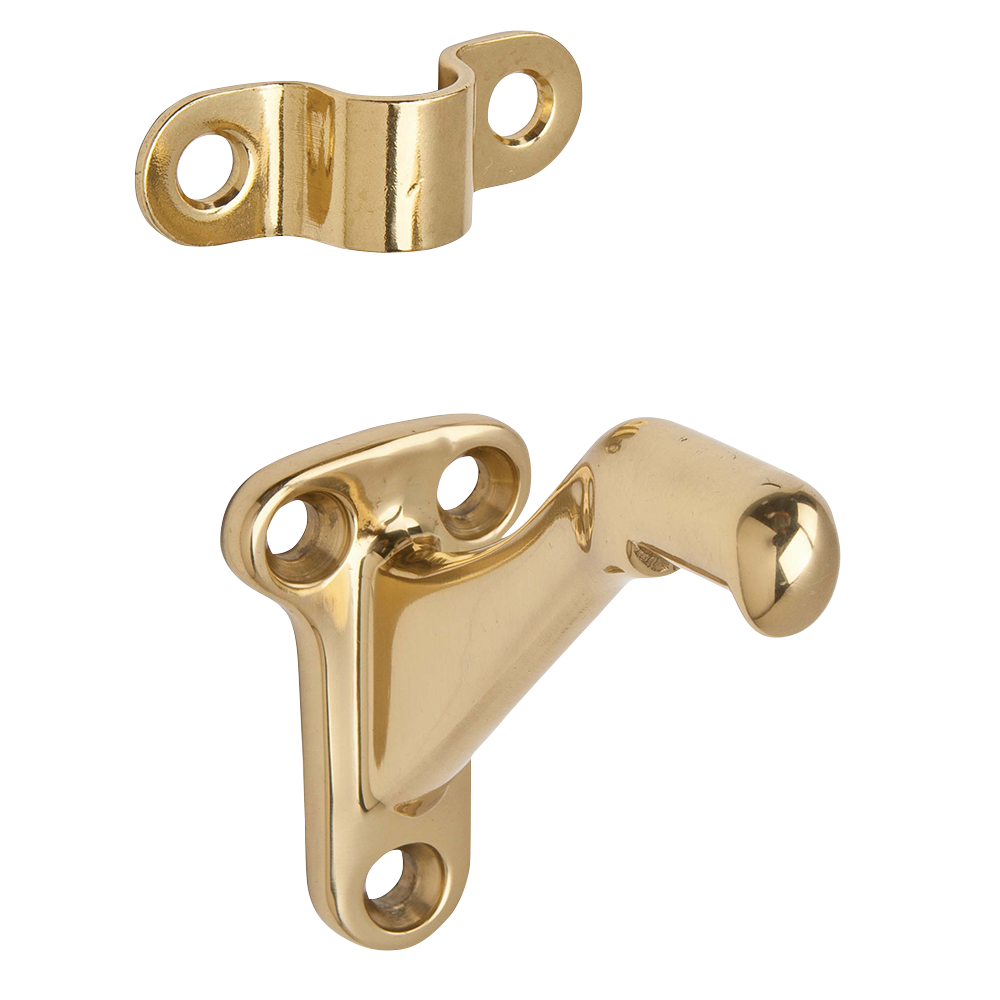Aluminum Bright Brass Ives by Schlage 59A3 Schlage Sp Handrail Bracket 2-13/16 in L X 1-1/2 in W 