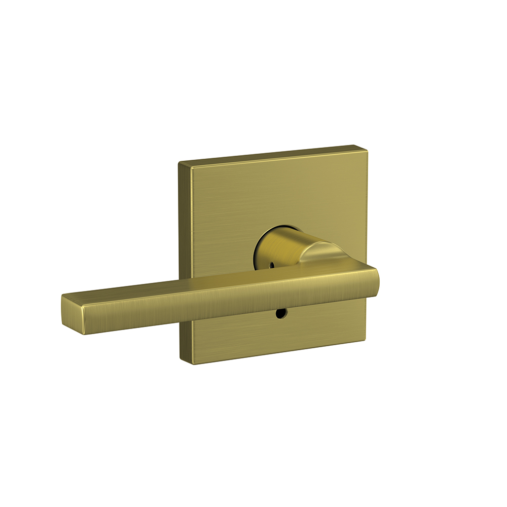 Custom Latitude Lever with Collins Trim Hall-Closet and Bed-Bath Lock