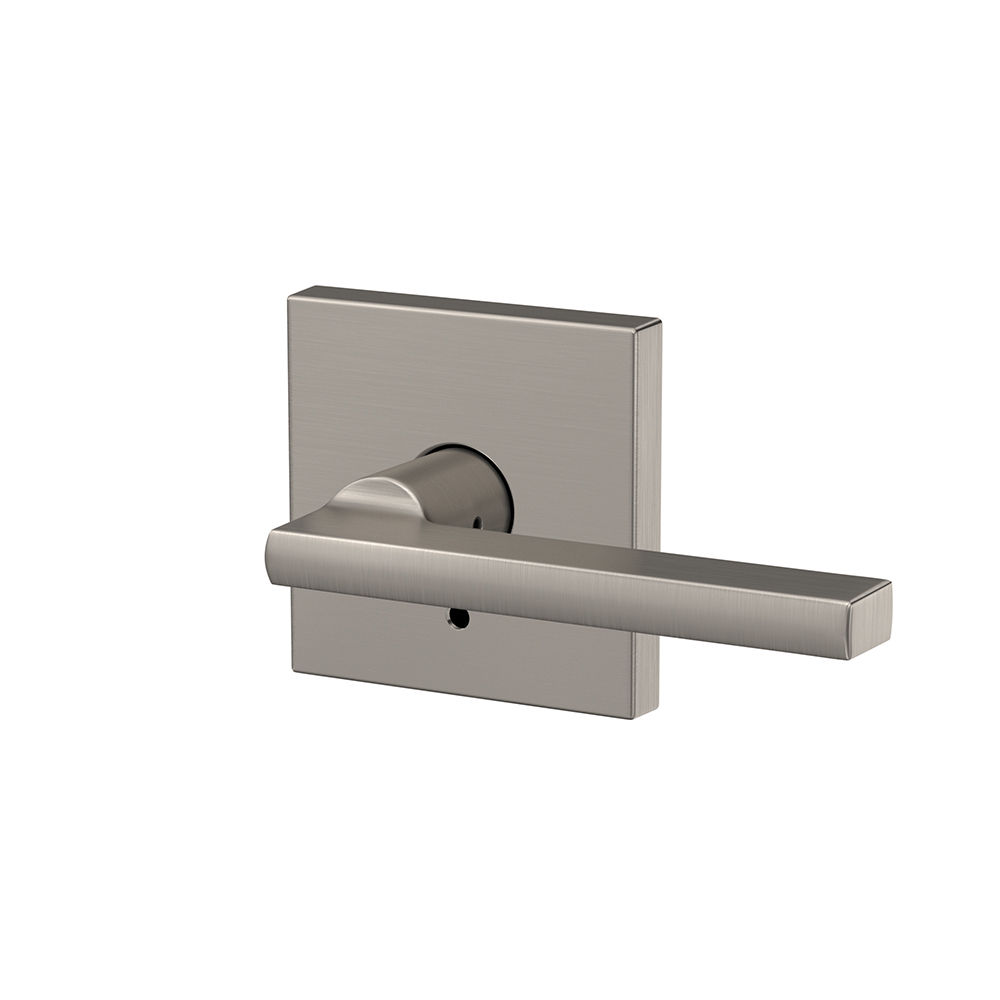 Schlage Latitude Lever Lock - Century Trim Hall Closet & Bed Bath Lock, Bright Chrome