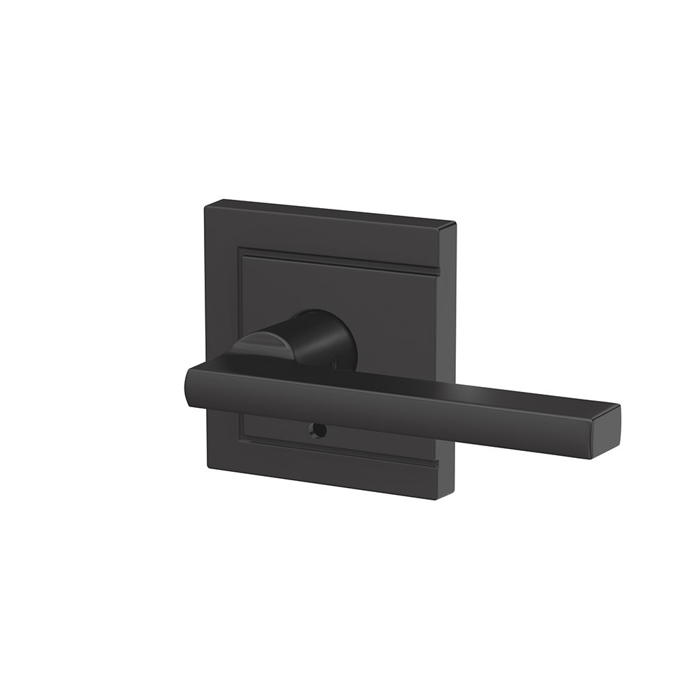 Custom Latitude Lever with Upland Trim HallCloset and BedBath Lock
