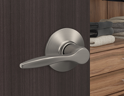 Shop door levers