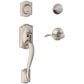 Double Cylinder Door Handlesets which is two sides keyed.