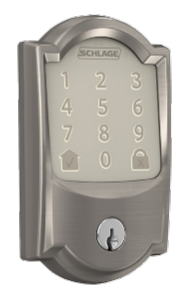 Schalge Encode gray Keypad Door Lock