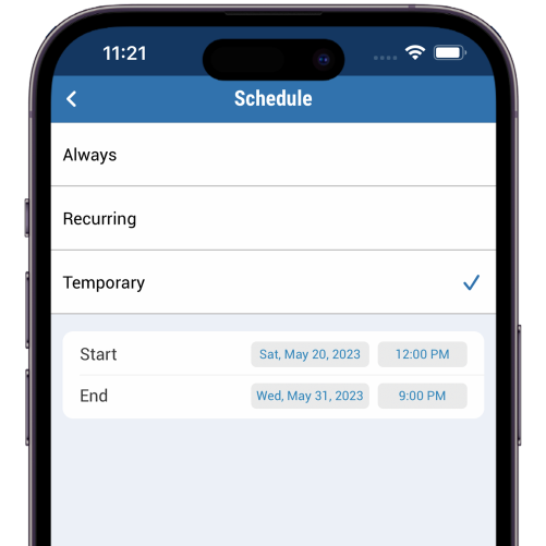 control smart lock via app