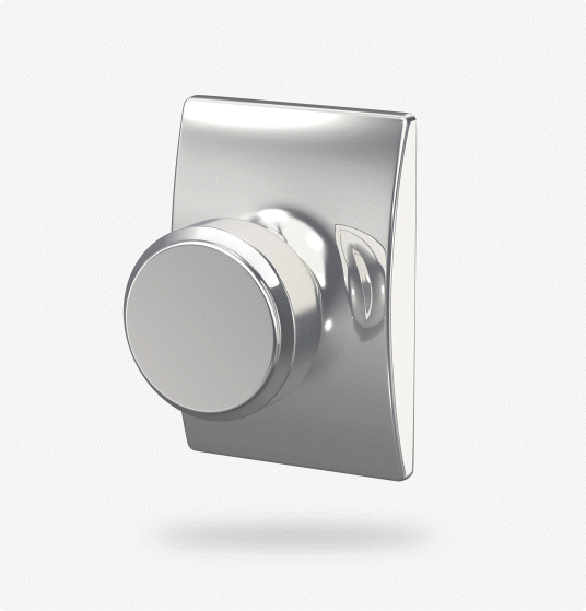Modern door knobs and levers from Schlage.