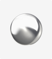 Bright Chrome finish