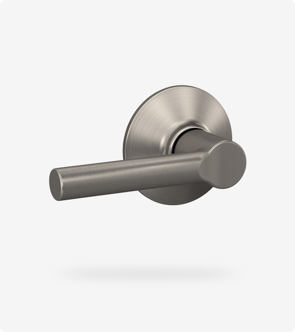 Contemporary style door lever