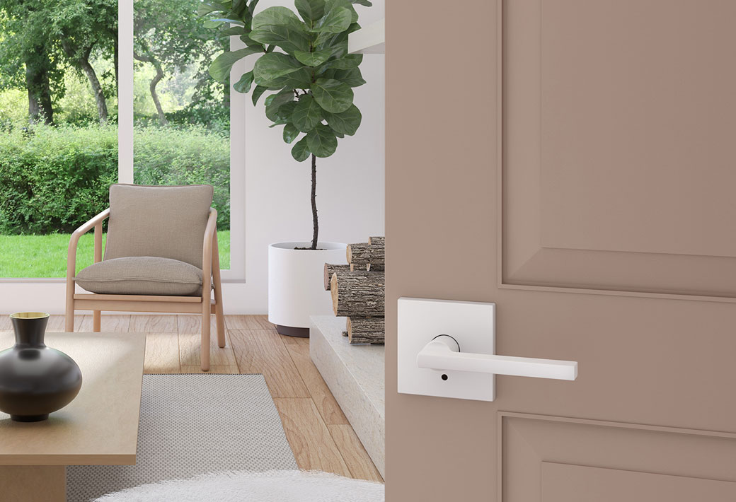 Modern minimalist door hardware