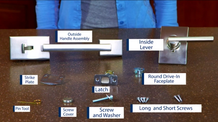 schlage door knob parts diagram