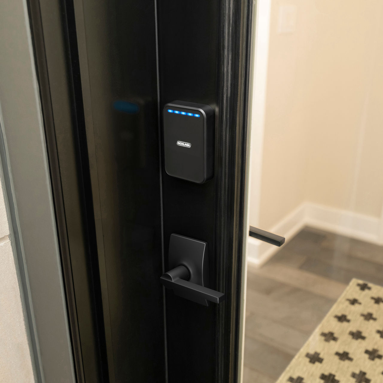 Schlage Sense Pro™ Smart Deadbolt and Latitude Lever with Century Trim