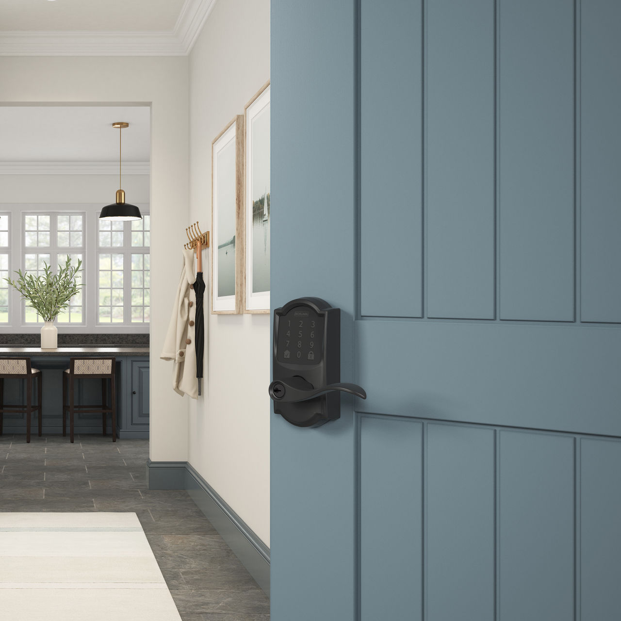 Schlage Encode™ Smart WiFi Lever with Accent Lever