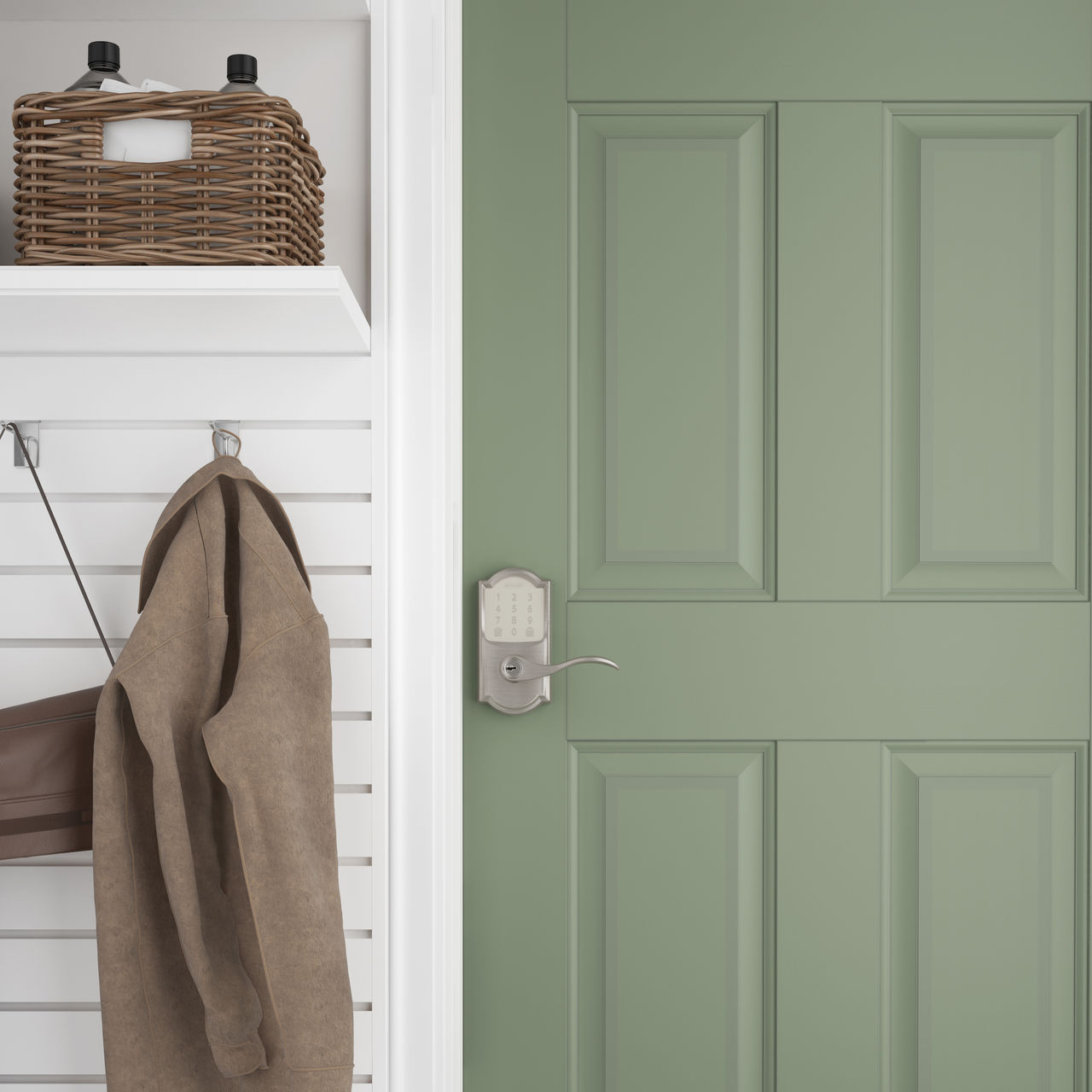 Schlage Encode™ Smart WiFi Lever with Accent Lever