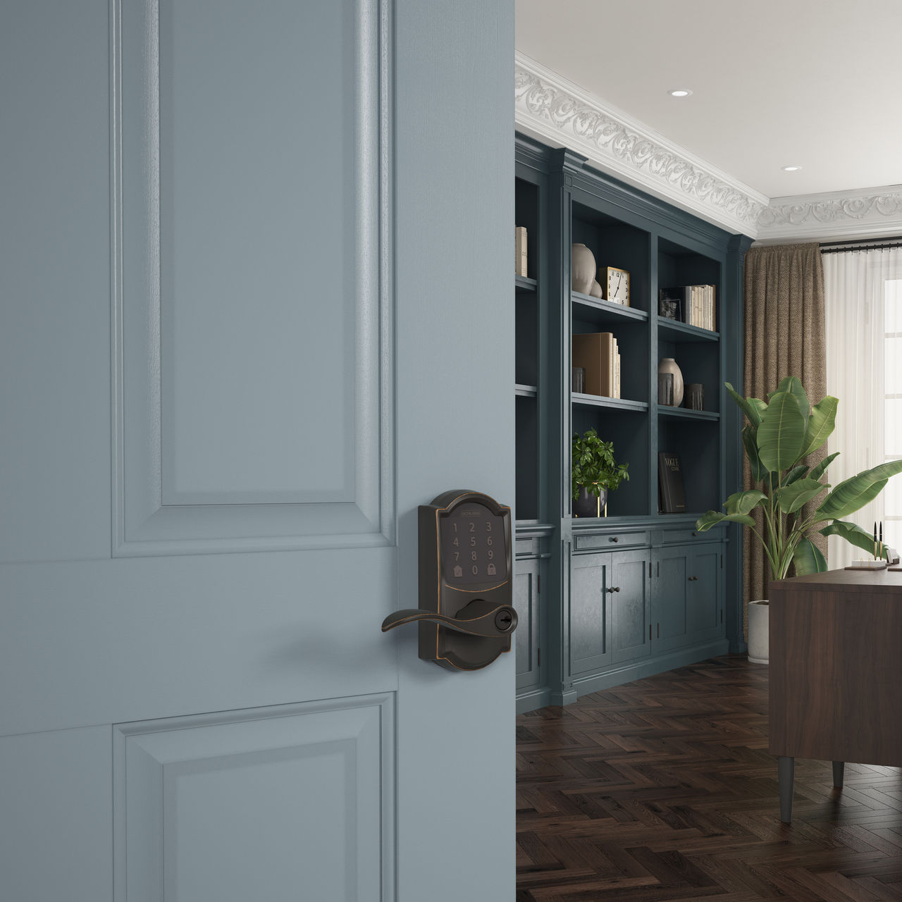 Schlage Encode™ Smart WiFi Lever with Accent Lever