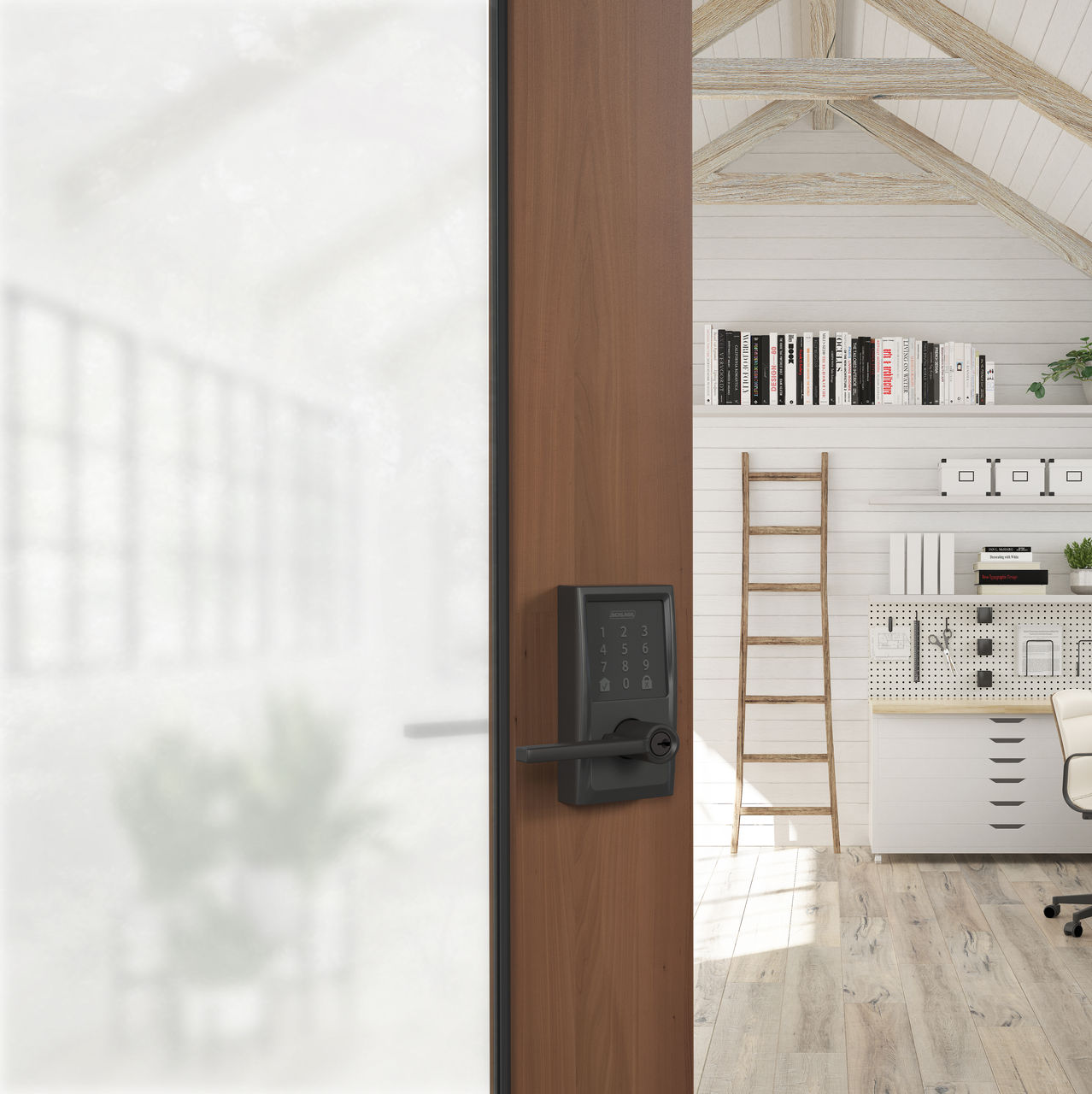 Schlage Encode™ Smart WiFi Lever with Latitude Lever