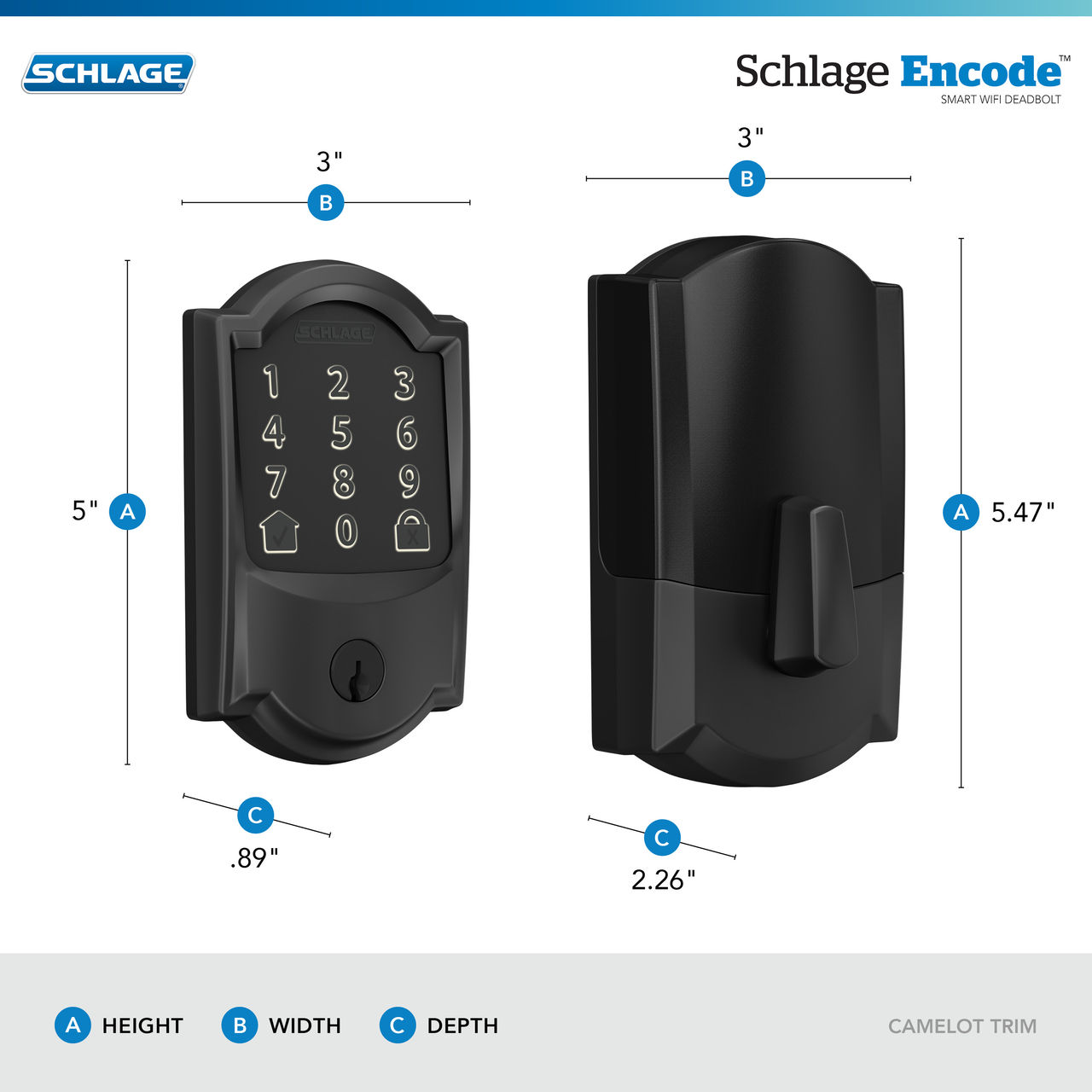 Schlage Encode™ Smart WiFi Deadbolt
