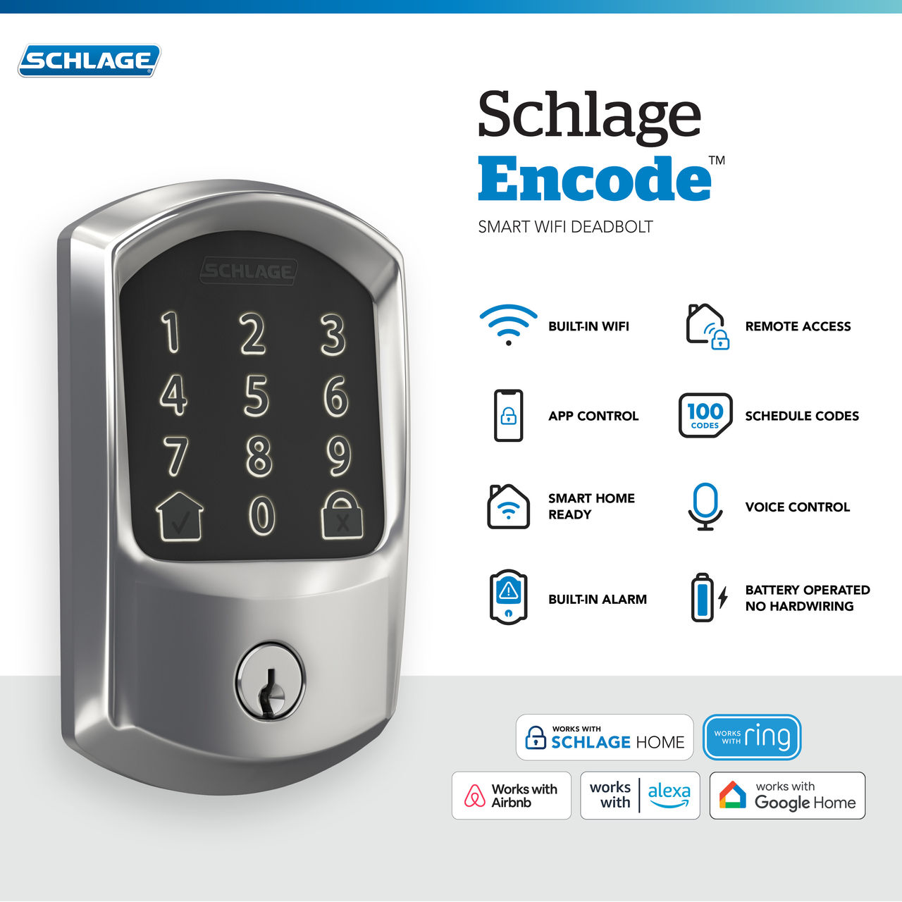 Schlage Encode™ Smart WiFi Deadbolt