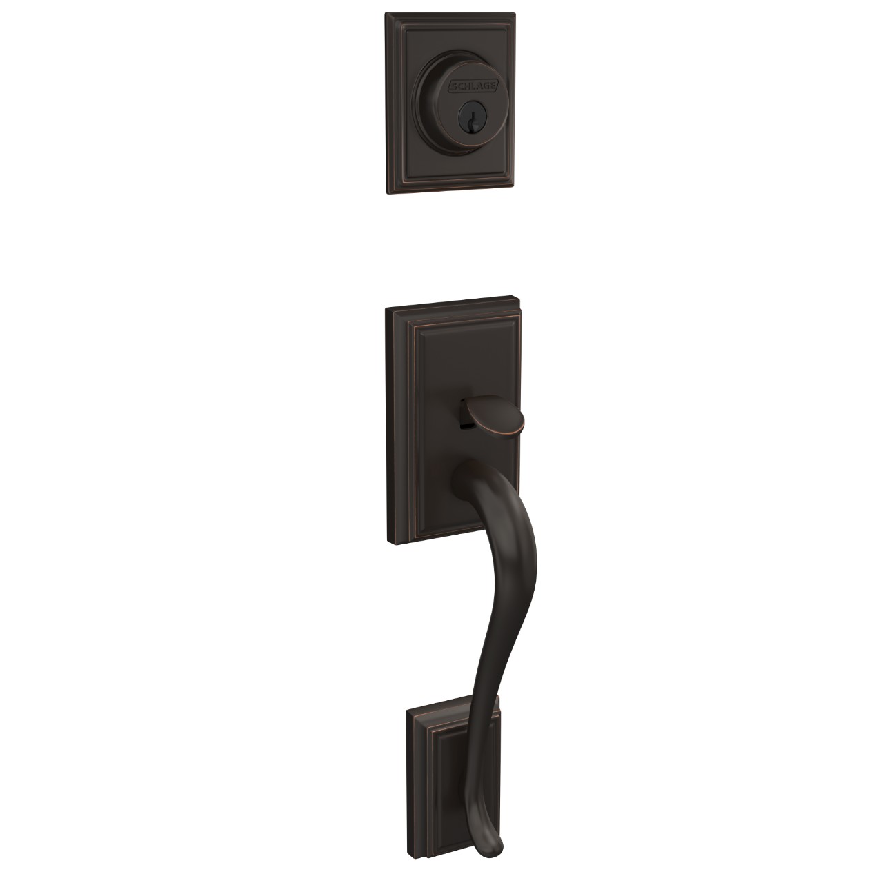Custom Addison Single Cylinder Handleset Exterior