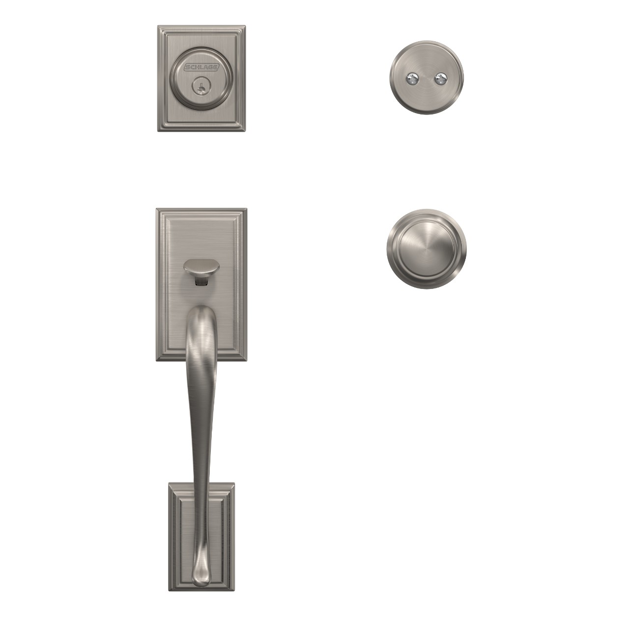 Custom Inactive Handleset and Andover Knob with Alden Trim