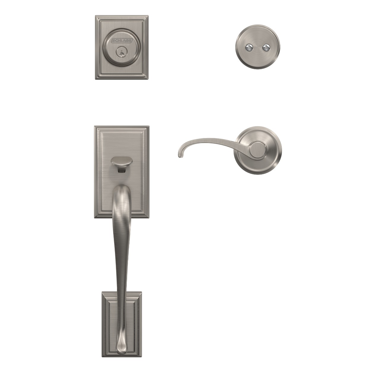 Custom Inactive Handleset and Whitney Lever with Alden Trim