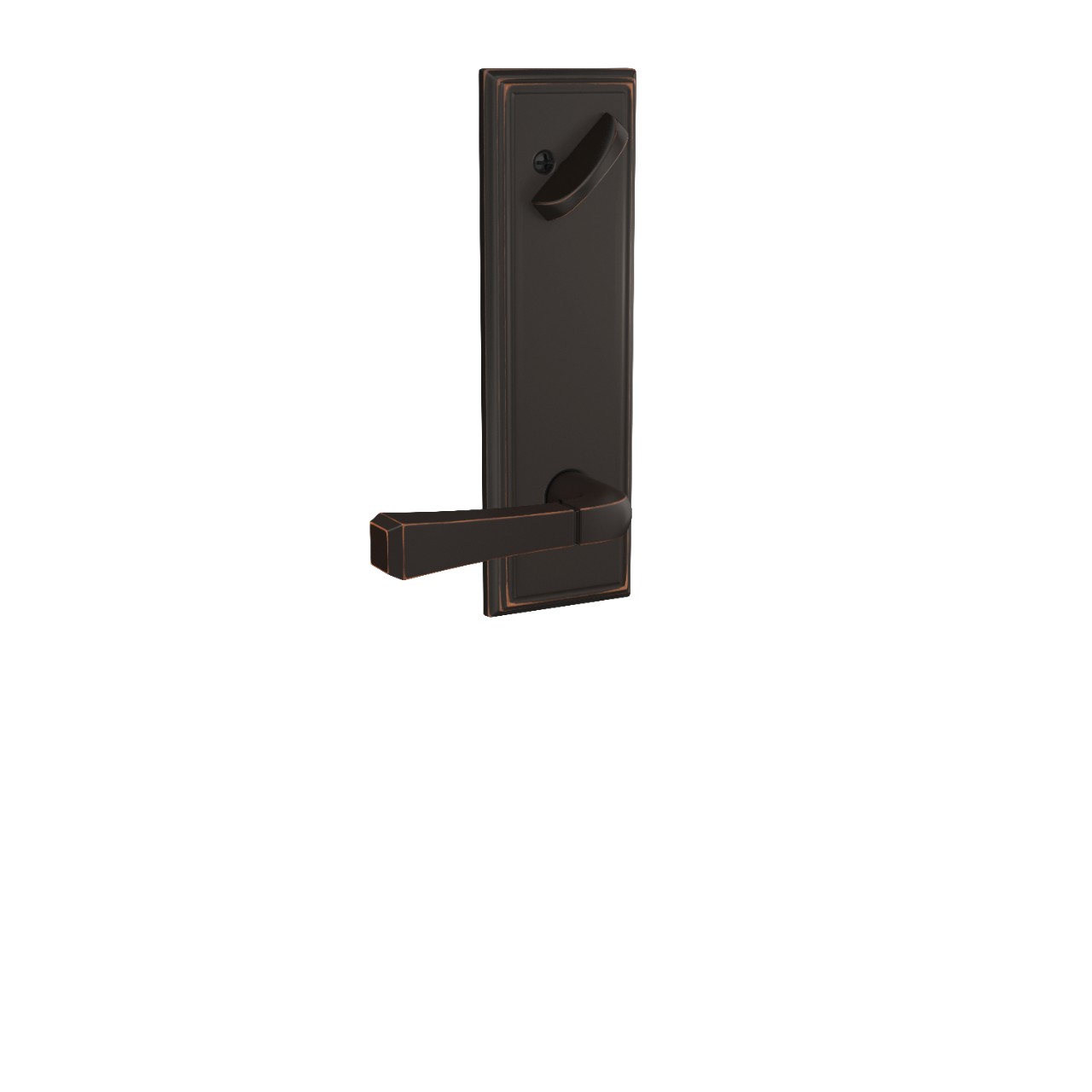 Single Cylinder Handleset Interior with Rivington Lever
