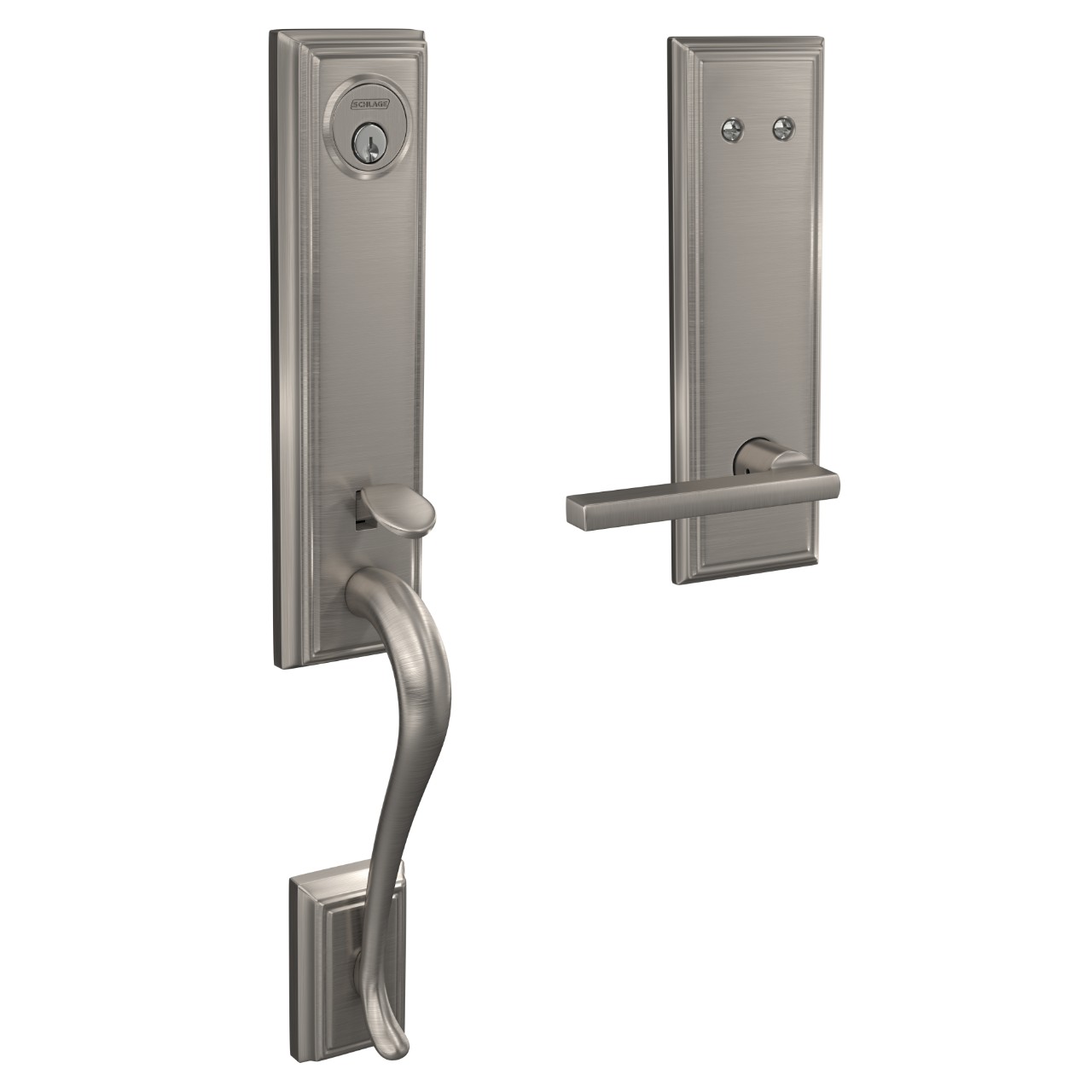 Custom 3/4 trim Inactive Handleset and Latitude Lever with Addison Trim