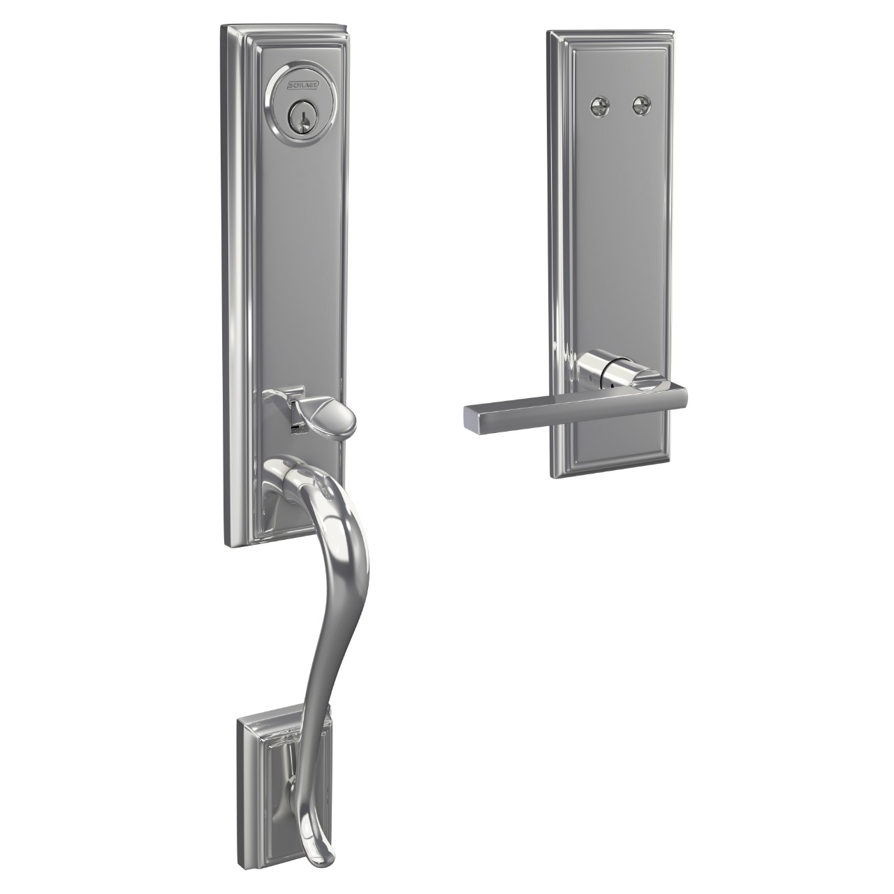 Custom 3/4 trim Inactive Handleset and Latitude Lever with Addison Trim