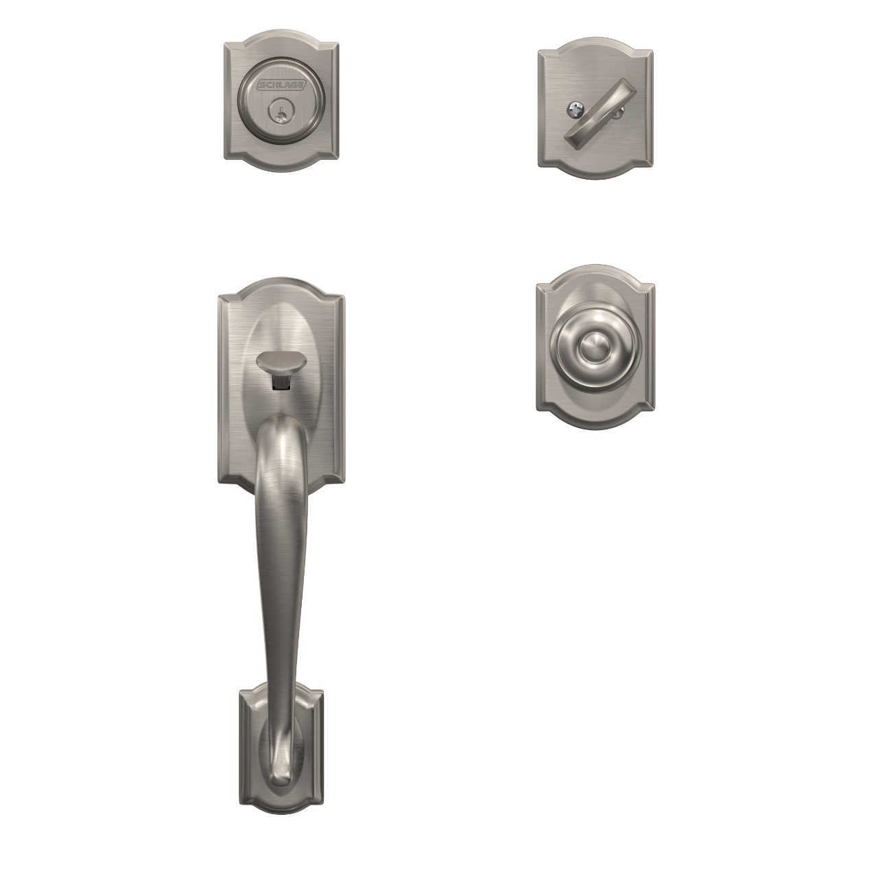 Custom Inactive Handleset and Georgian Knob with Camelot Trim