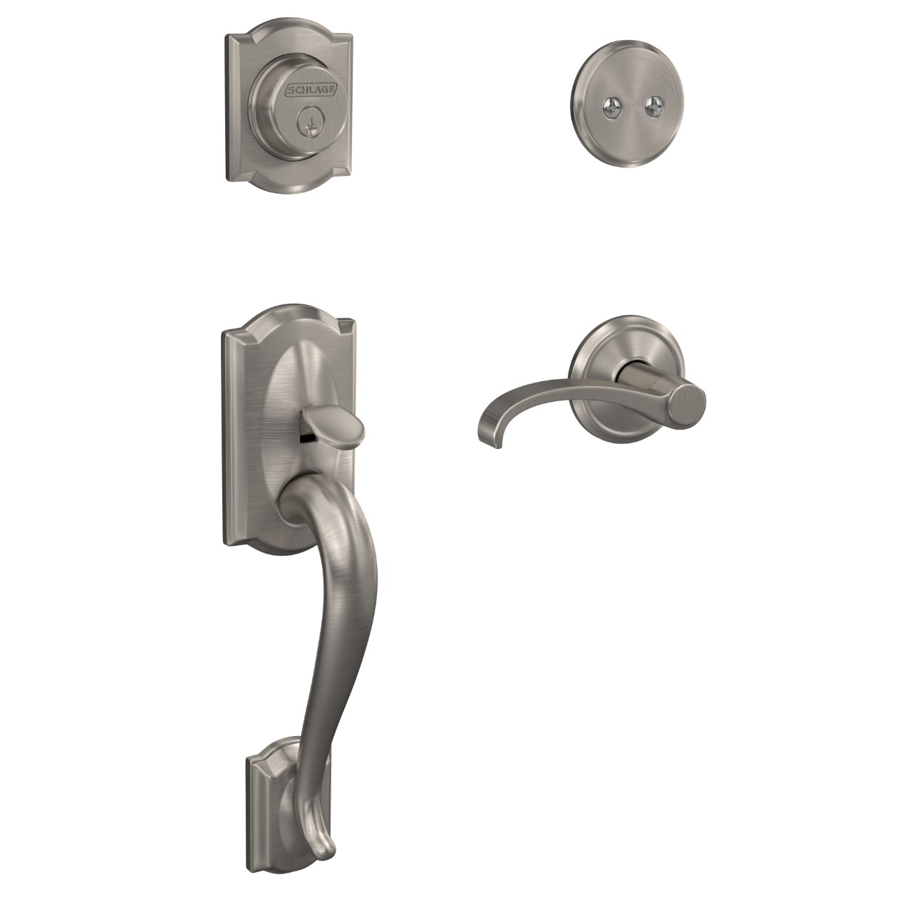 Custom Inactive Handleset and Whitney Lever with Alden Trim