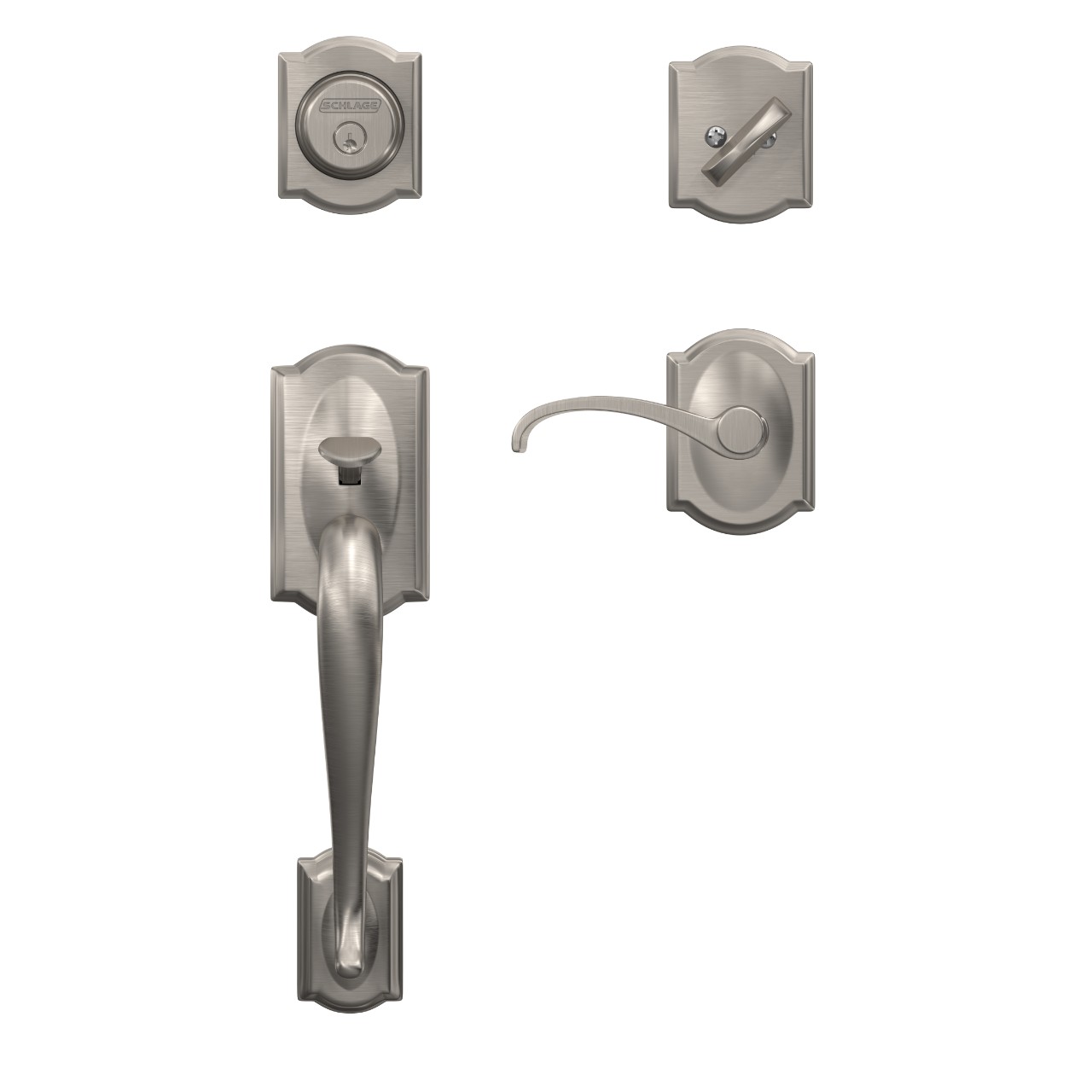 Custom Inactive Handleset and Whitney Lever with Camelot Trim