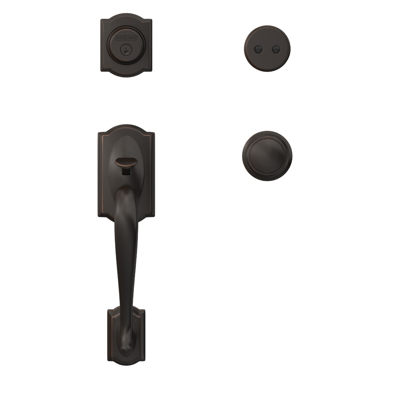 Custom Inactive Handleset and Andover Knob with Alden Trim