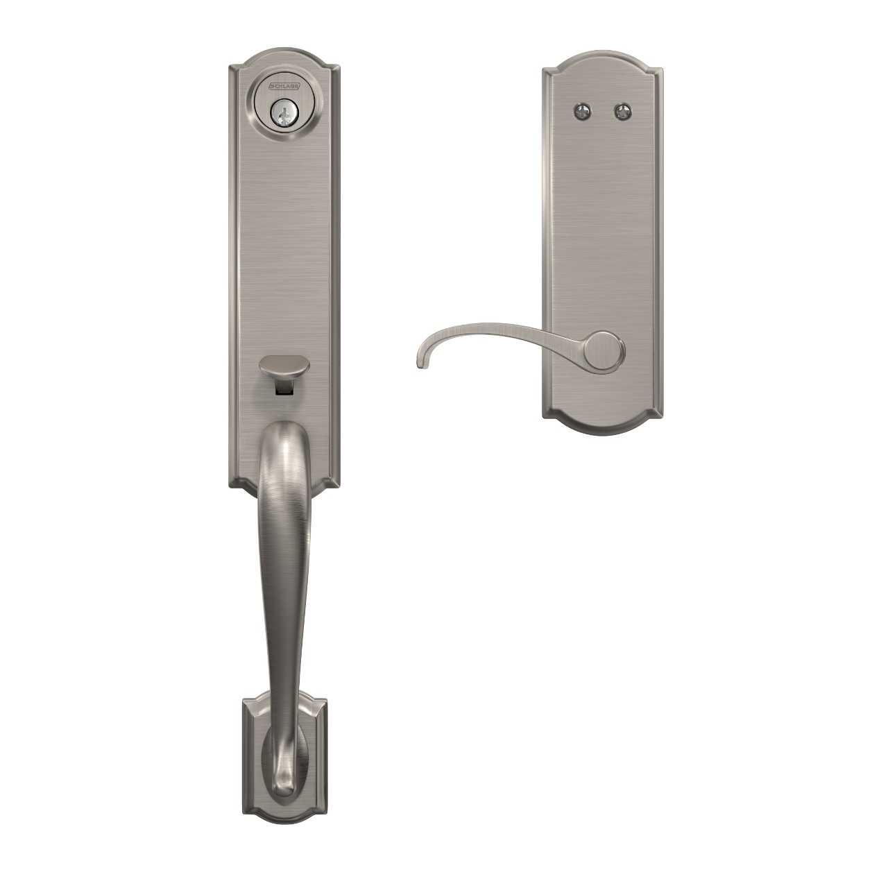 Custom 3/4 trim Inactive Handleset and Whitney Lever with Camelot Trim
