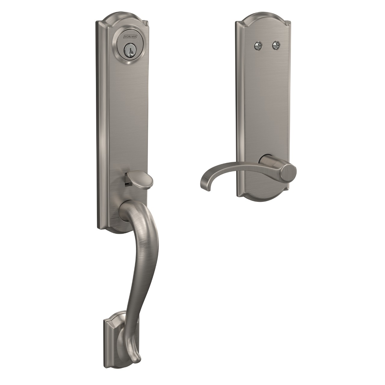 Custom 3/4 trim Inactive Handleset and Whitney Lever with Camelot Trim
