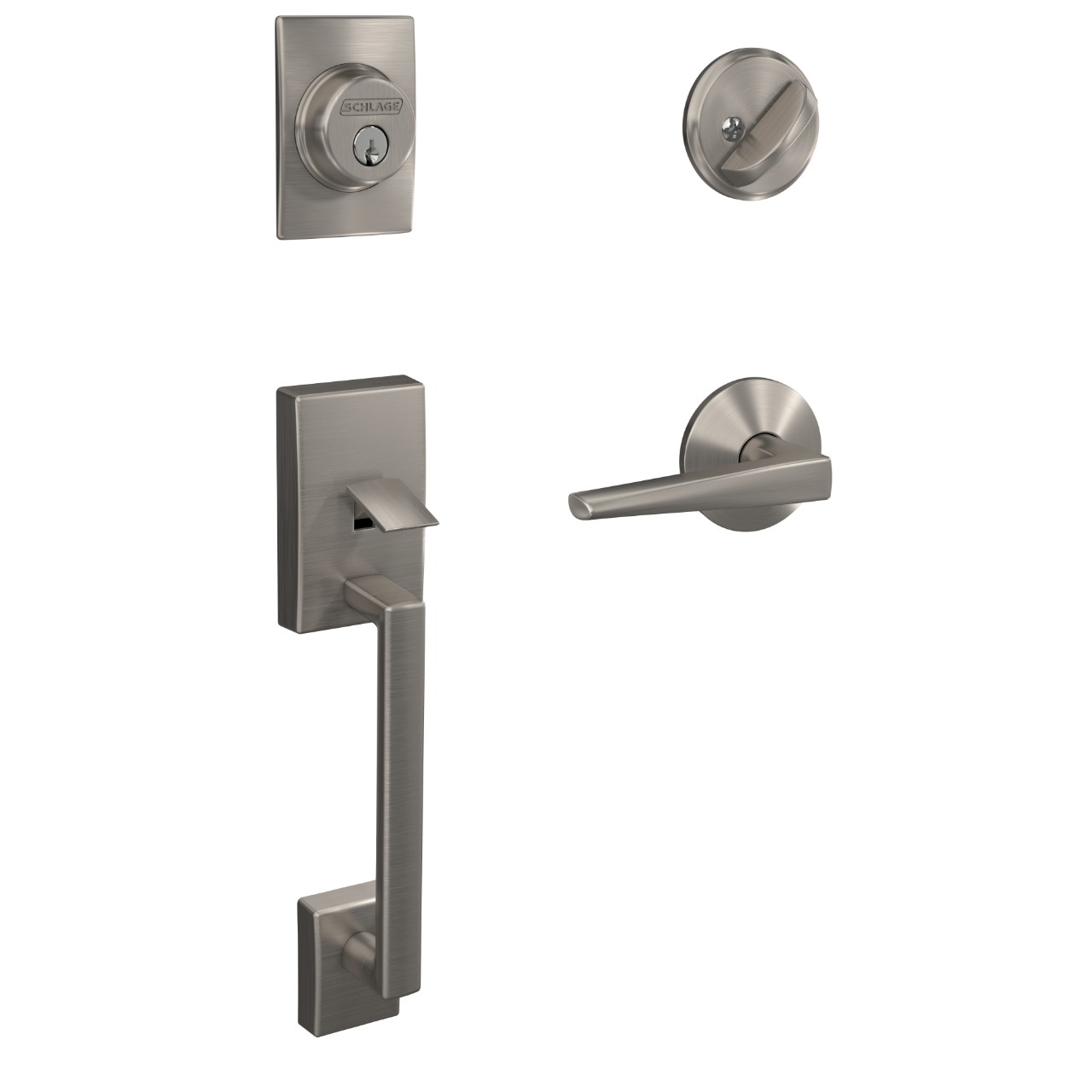 Custom Single Cylinder Handleset and Eller Lever with Kinsler Trim