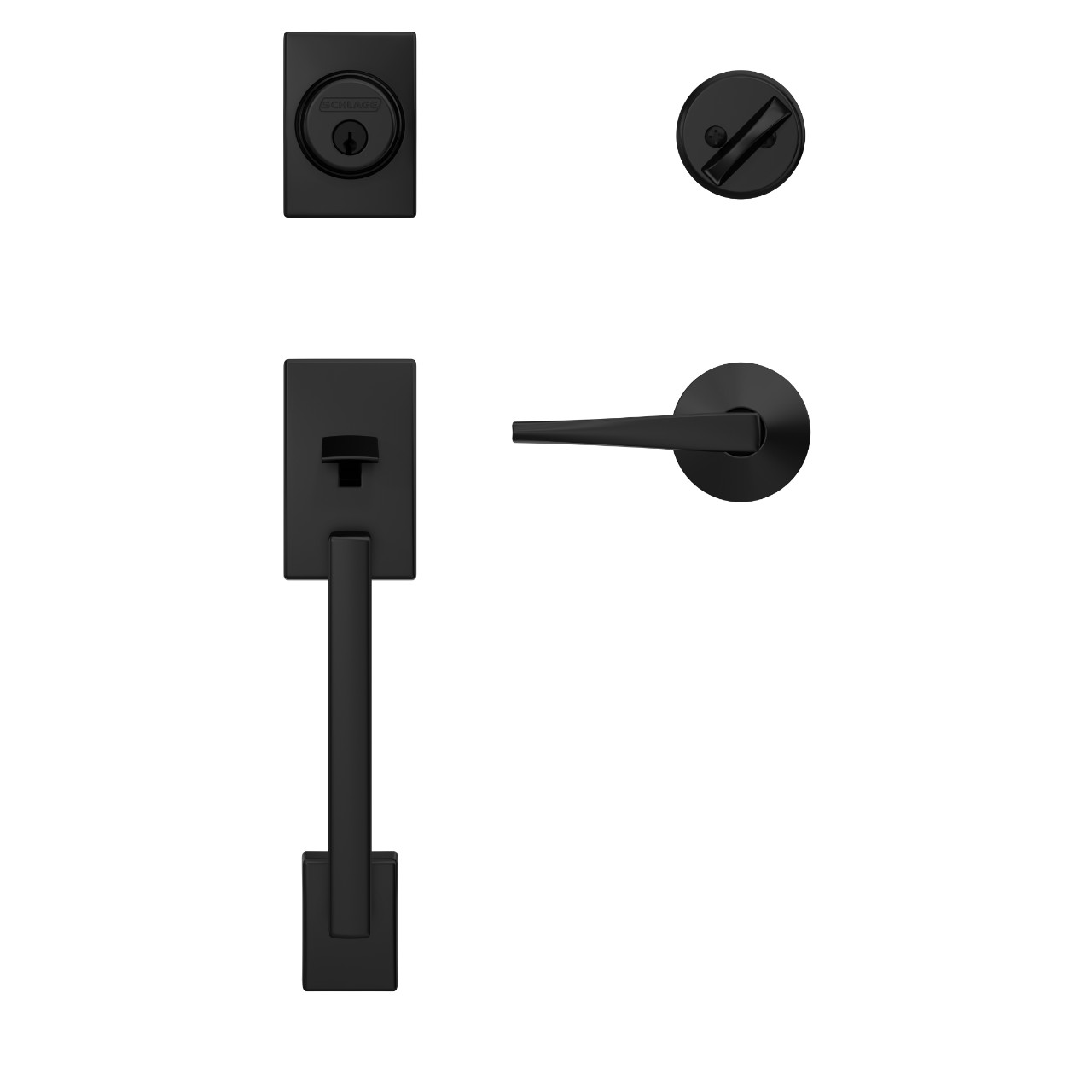 Custom Single Cylinder Handleset and Eller Lever with Kinsler Trim