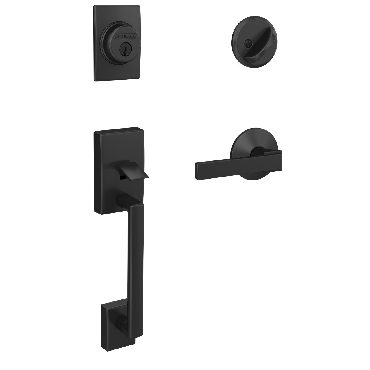 Custom Single Cylinder Handleset and Northbrook Lever with Kinsler Trim