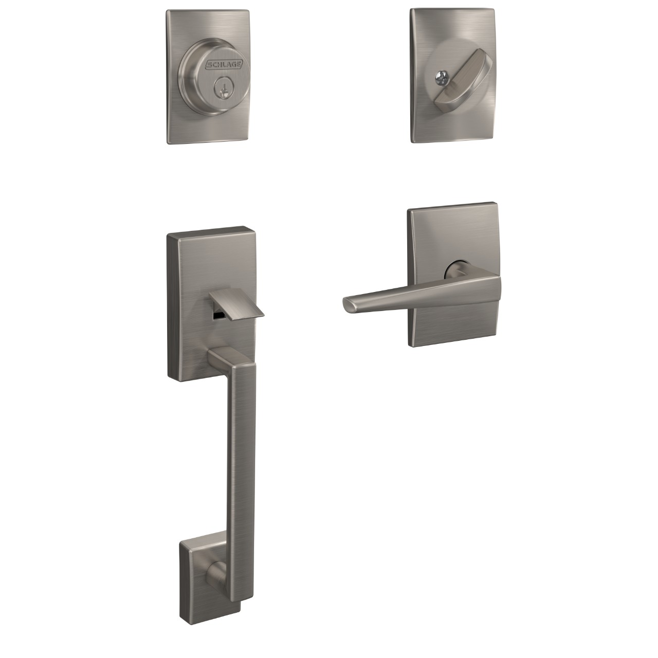 Custom Inactive Handleset and Eller Lever with Century Trim