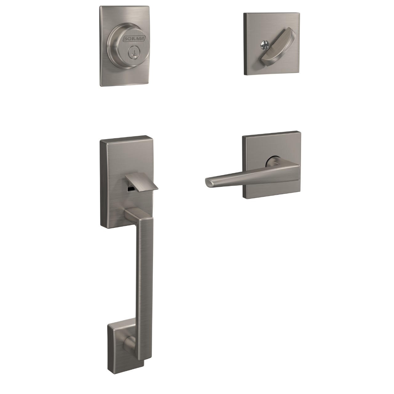 Custom Inactive Handleset and Eller Lever with Collins Trim