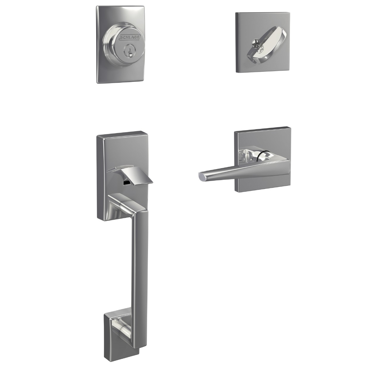 Custom Inactive Handleset and Eller Lever with Collins Trim