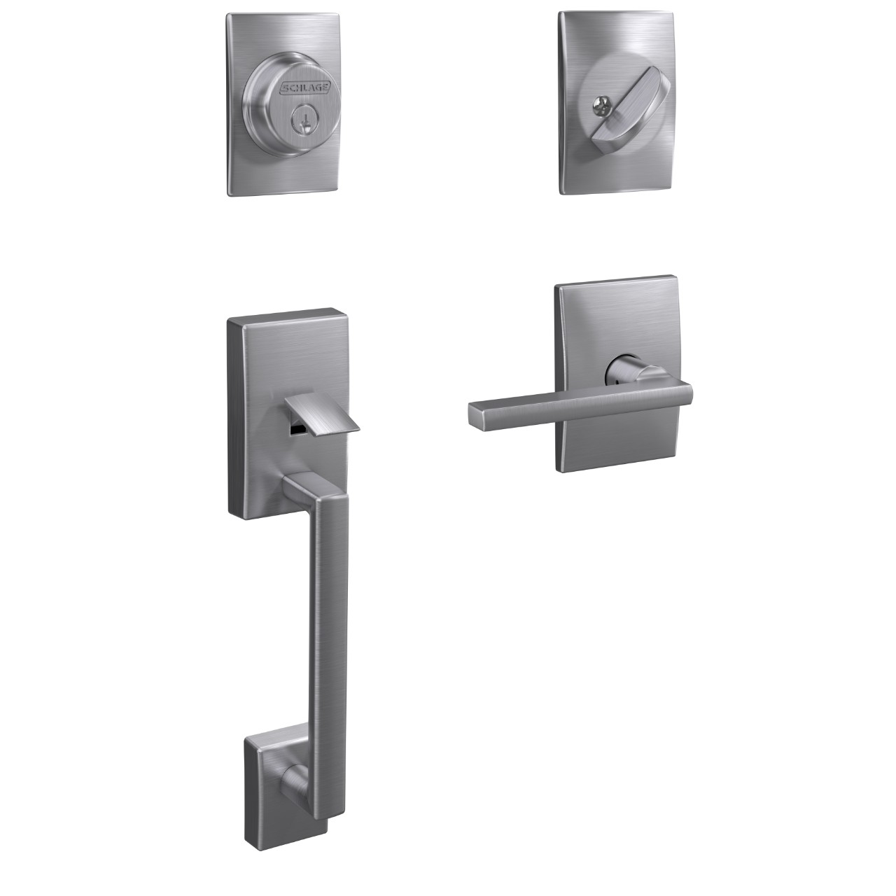 Custom Inactive Handleset and Latitude Lever with Century Trim