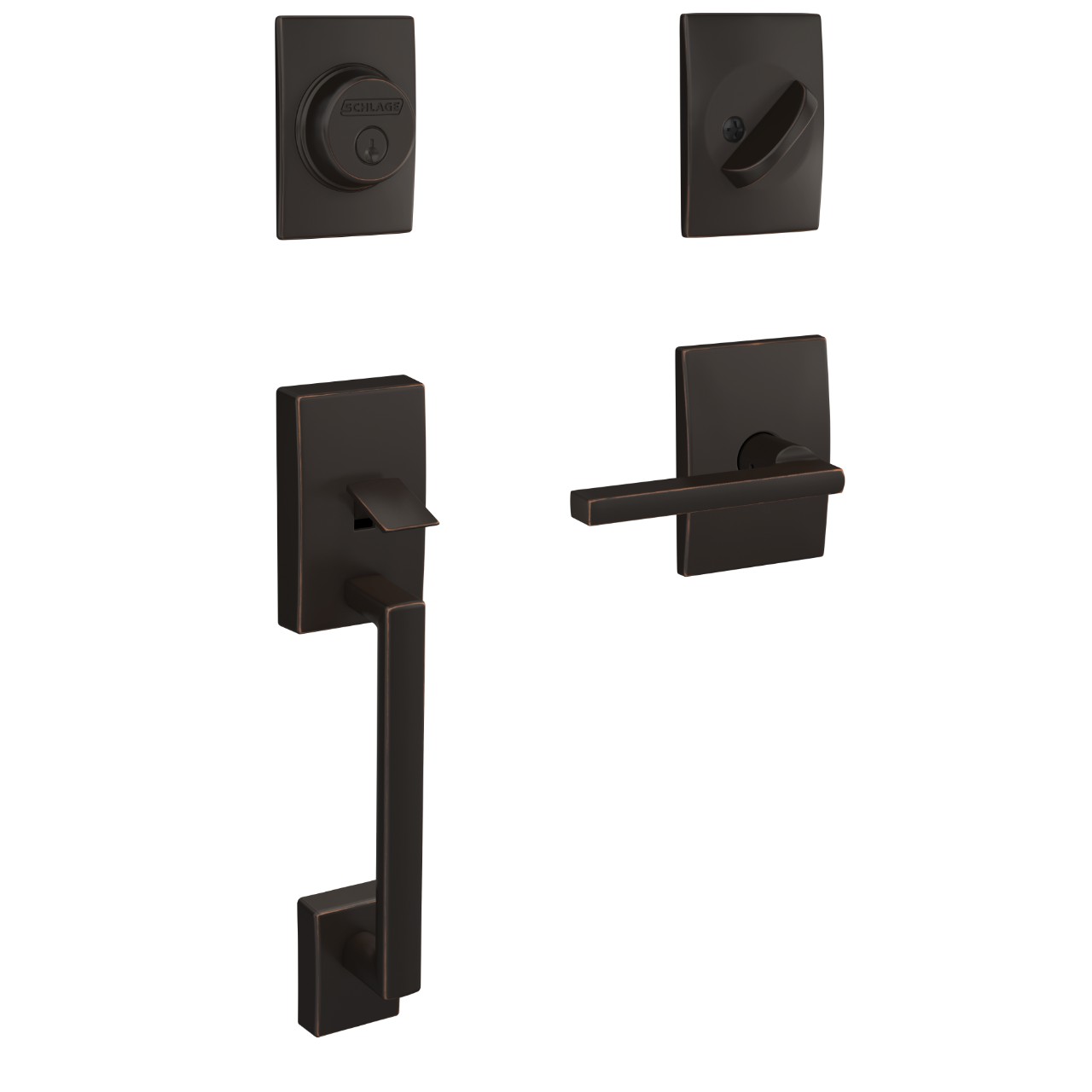 Custom Inactive Handleset and Latitude Lever with Century Trim