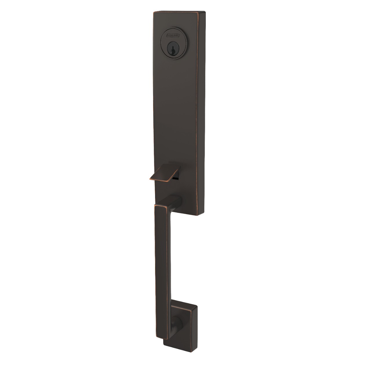 Century 3/4 Trim Single Cylinder Handleset Exterior