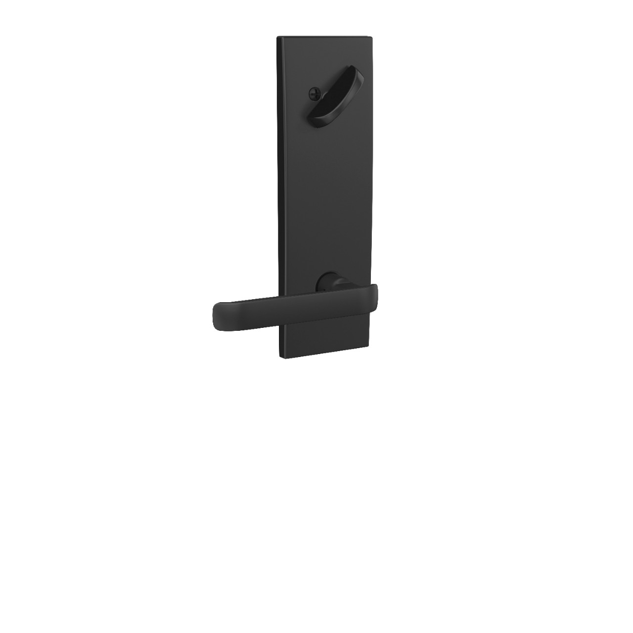 Century 3/4 Trim Single Cylinder Handleset Interior with Clybourn Lever