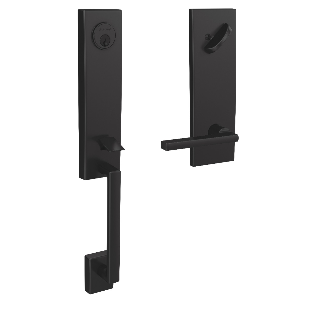 Custom 3/4 Trim Single Cylinder Handleset and Latitude Lever with Century Trim