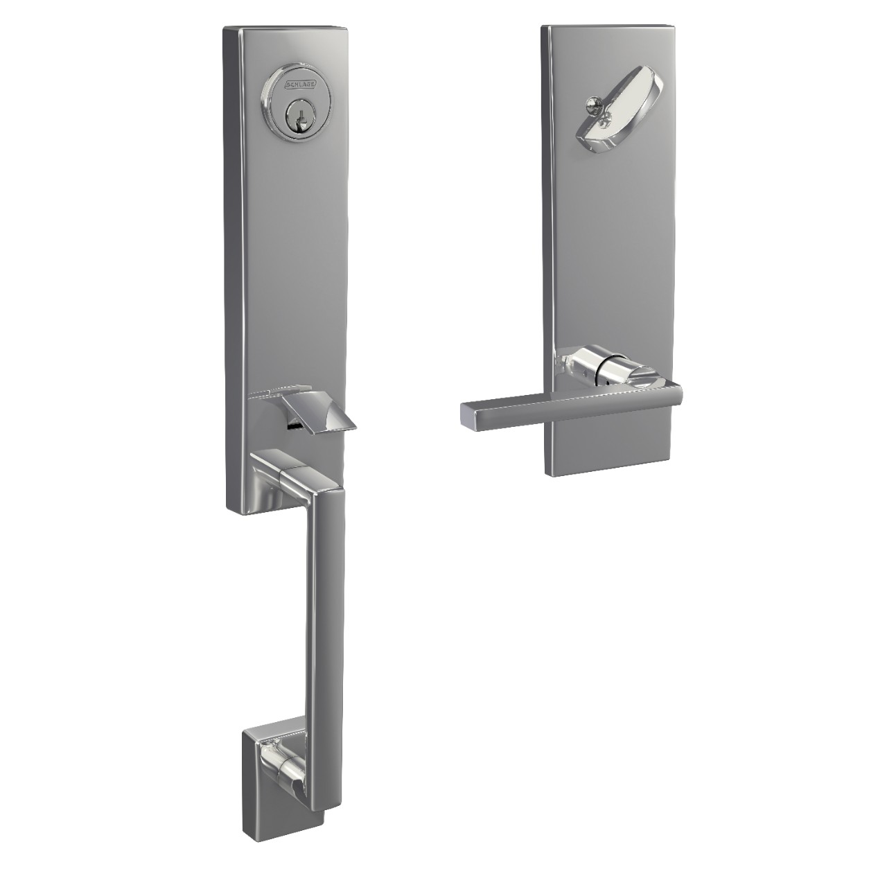 Custom 3/4 Trim Single Cylinder Handleset and Latitude Lever with Century Trim