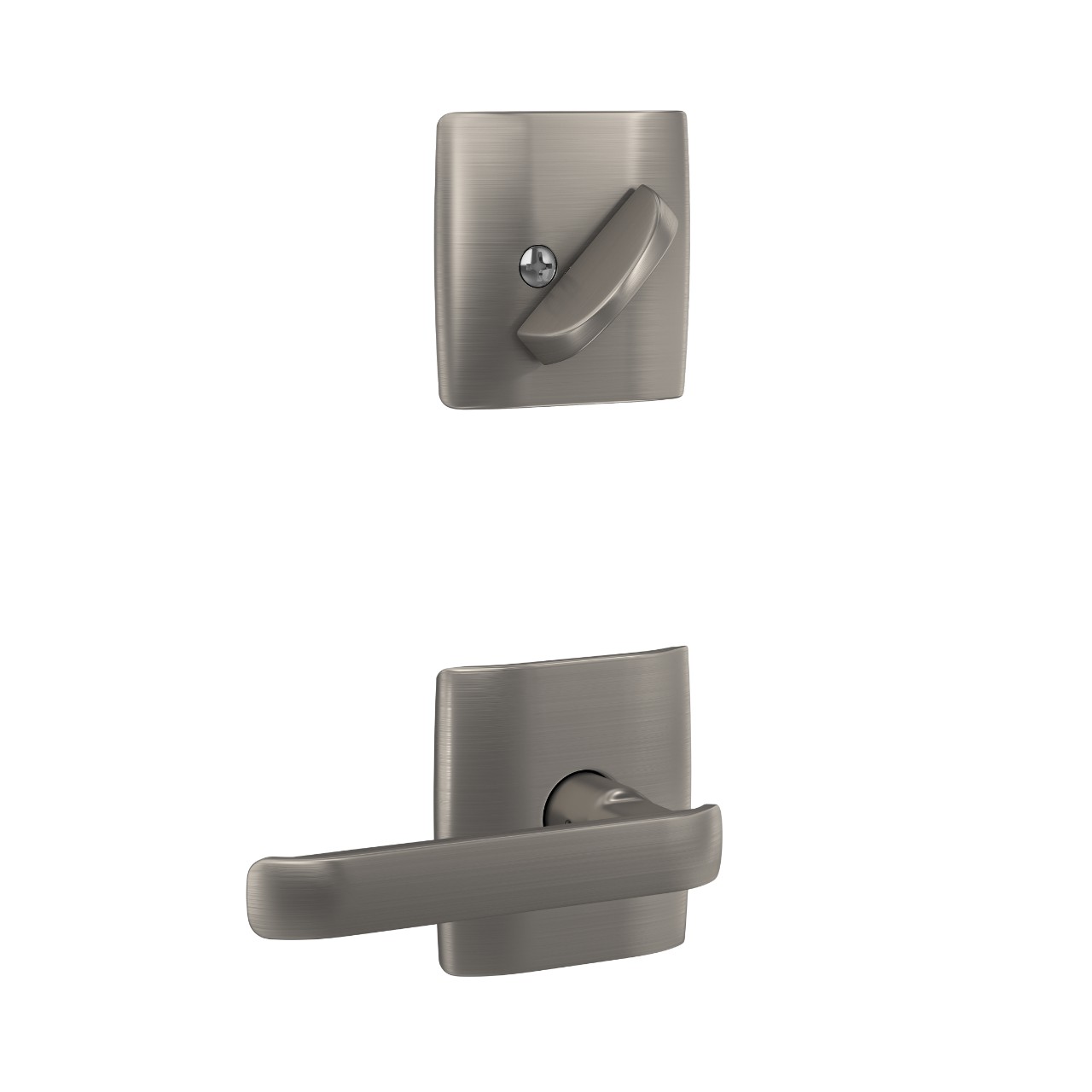 Single Cylinder Handleset Interior with Clybourn Lever